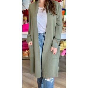 Pinch - Cozy Cardigan - Grey Olive - S/M